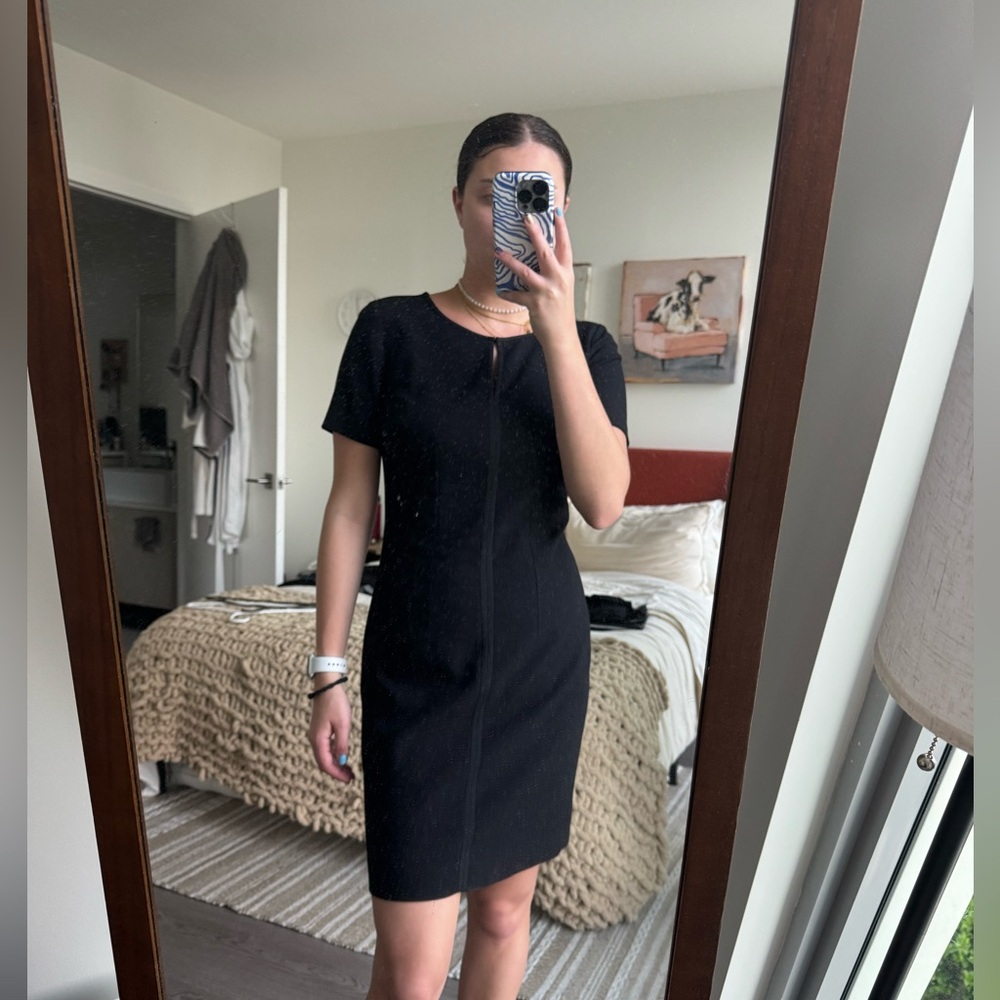 Tahari professional black dress